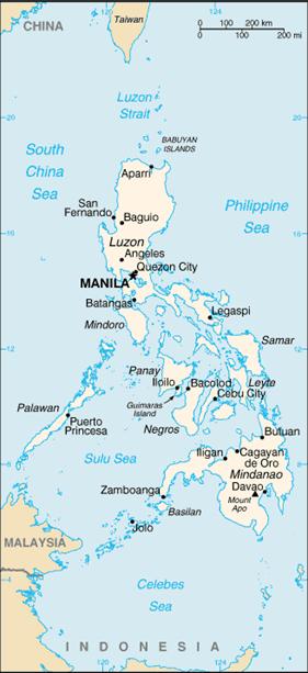 Map of Philippines